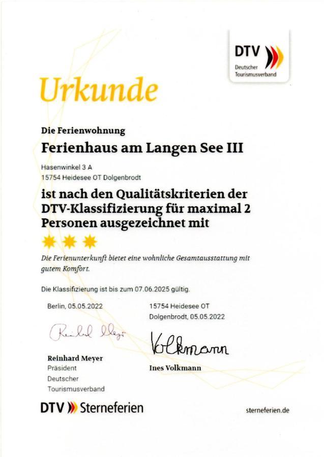 Ferienhaus Am Langen See III Heidesee Εξωτερικό φωτογραφία